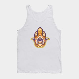 Hamsa Hand - Topaz(November) Tank Top